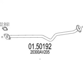 Амортизатор MTS 01.50192