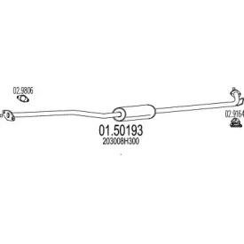 Амортизатор MTS 01.50193