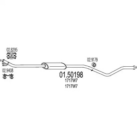 Амортизатор MTS 01.50198