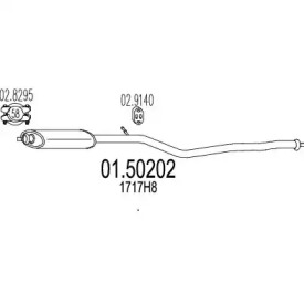 Амортизатор MTS 01.50202