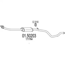 Амортизатор MTS 01.50203