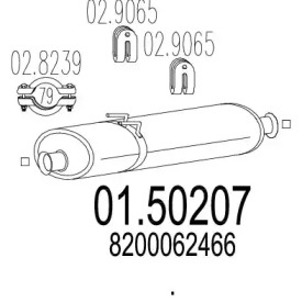 Амортизатор MTS 01.50207