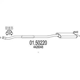 Амортизатор MTS 01.50220