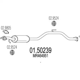 Амортизатор MTS 01.50239