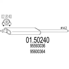 Амортизатор MTS 01.50240