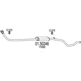 Амортизатор MTS 01.50246