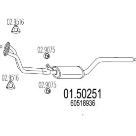 Амортизатор MTS 01.50251