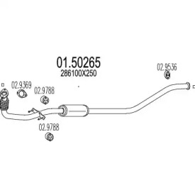 Амортизатор MTS 01.50265