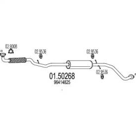 Амортизатор MTS 01.50268