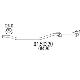 Амортизатор MTS 01.50320