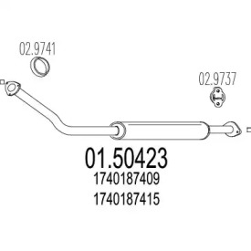 Амортизатор MTS 01.50423