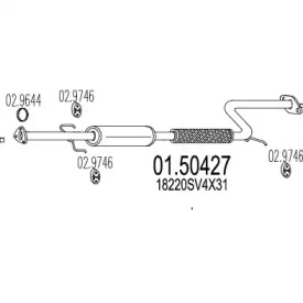 Амортизатор MTS 01.50427