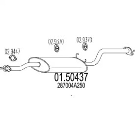 Амортизатор MTS 01.50437