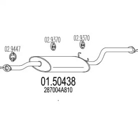 Амортизатор MTS 01.50438