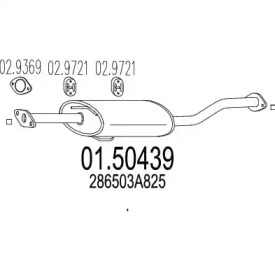 Амортизатор MTS 01.50439