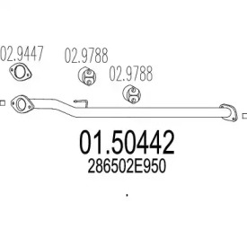 Амортизатор MTS 01.50442