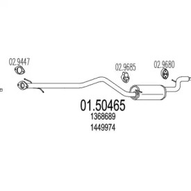 Амортизатор MTS 01.50465