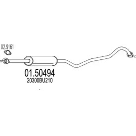 Амортизатор MTS 01.50494