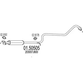 Амортизатор MTS 01.50505