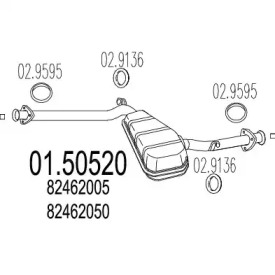 Амортизатор MTS 01.50520