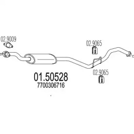 Амортизатор MTS 01.50528