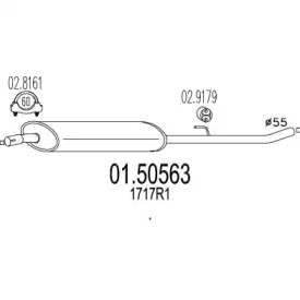 Амортизатор MTS 01.50563