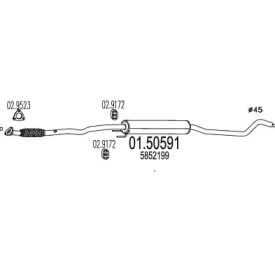 Амортизатор MTS 01.50591