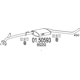 Амортизатор MTS 01.50593