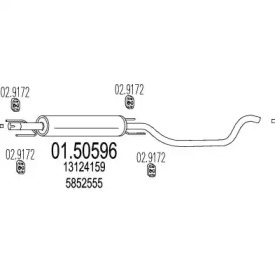 Амортизатор MTS 01.50596