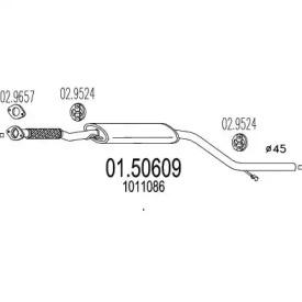 Амортизатор MTS 01.50609