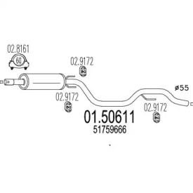 Амортизатор MTS 01.50611