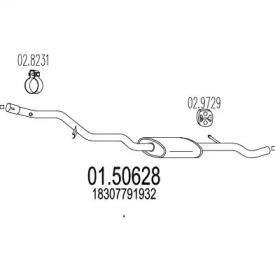 Амортизатор MTS 01.50628