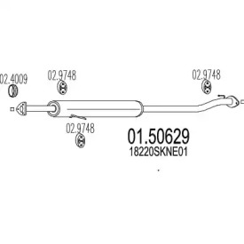 Амортизатор MTS 01.50629