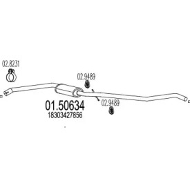 Амортизатор MTS 01.50634