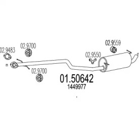 Амортизатор MTS 01.50642