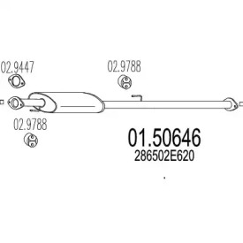 Амортизатор MTS 01.50646