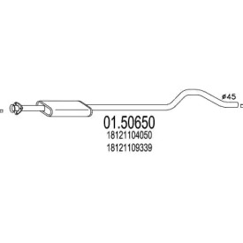 Амортизатор MTS 01.50650