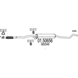 Амортизатор MTS 01.50656