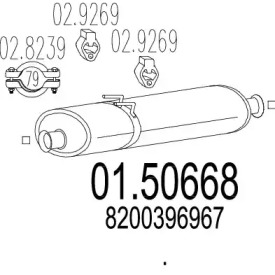 Амортизатор MTS 01.50668