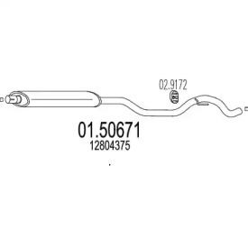 Амортизатор MTS 01.50671