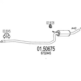 Амортизатор MTS 01.50675