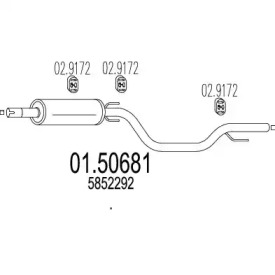 Амортизатор MTS 01.50681