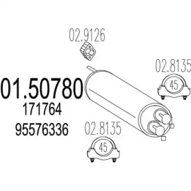 Амортизатор MTS 01.50780