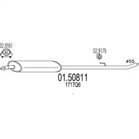 Амортизатор MTS 01.50811