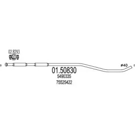 Амортизатор MTS 01.50830