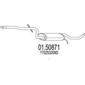 Амортизатор MTS 01.50871