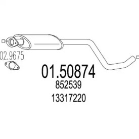 Амортизатор MTS 01.50874