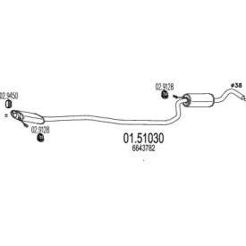 Амортизатор MTS 01.51030