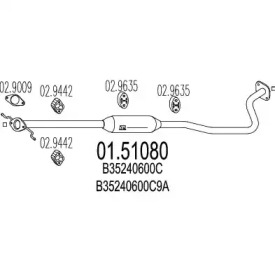 Амортизатор MTS 01.51080