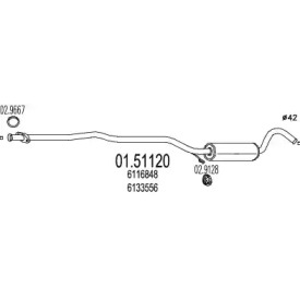 Амортизатор MTS 01.51120